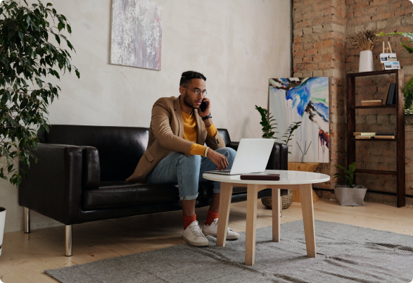 Sitting person